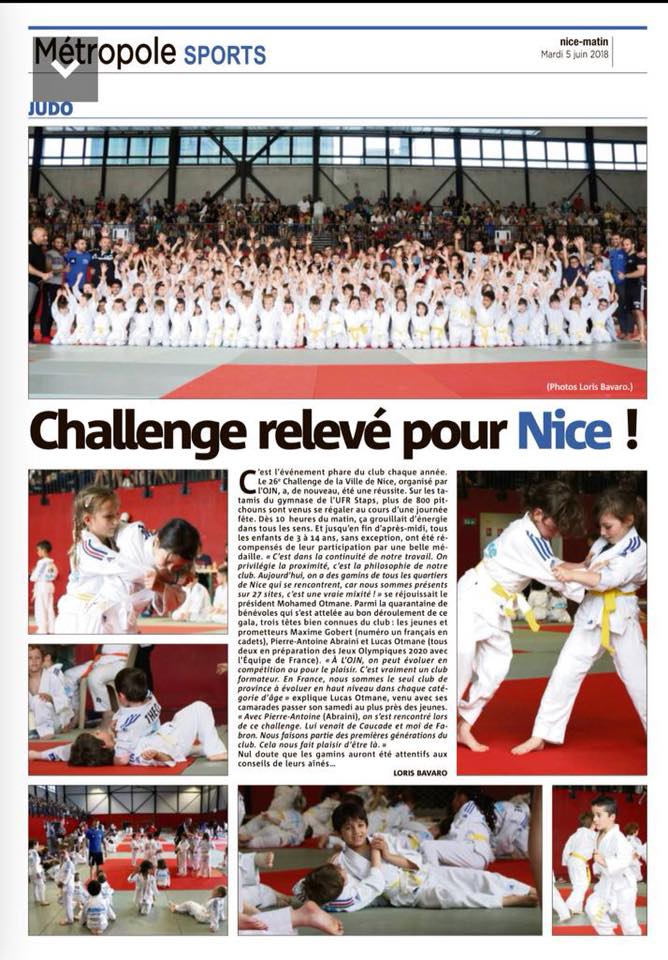 Olympic Judo Nice, Judo Nice, Club judo Nice, Salle de judo Nice
