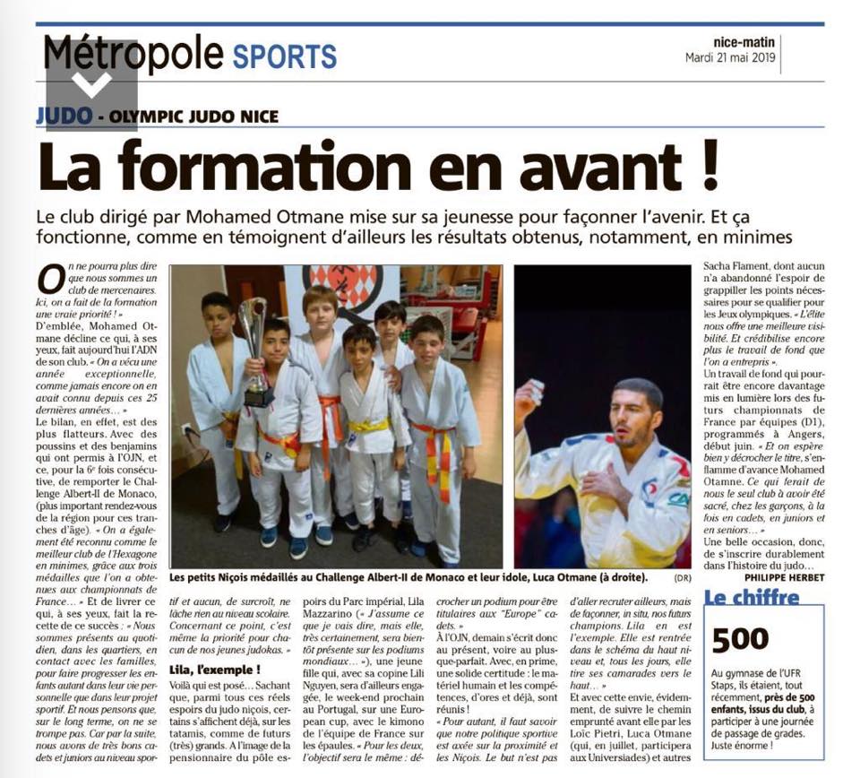 Olympic Judo Nice, Judo Nice, Club judo Nice, Salle de judo Nice