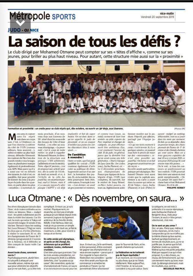 Olympic Judo Nice, Judo Nice, Club judo Nice, Salle de judo Nice