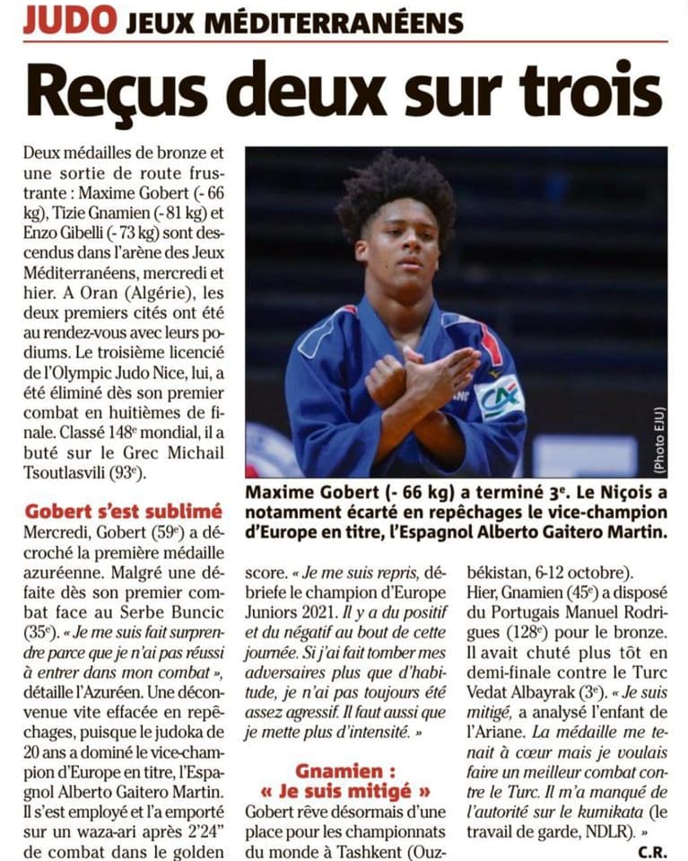 ReÃ§us deux sur trois judo