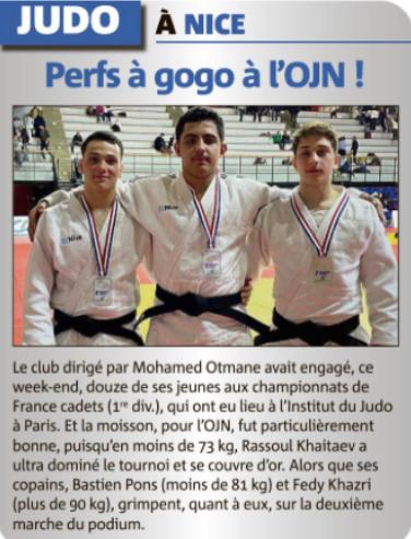 PerfsÂ Ã Â gogoÂ pour l&rsquo;OJNice !