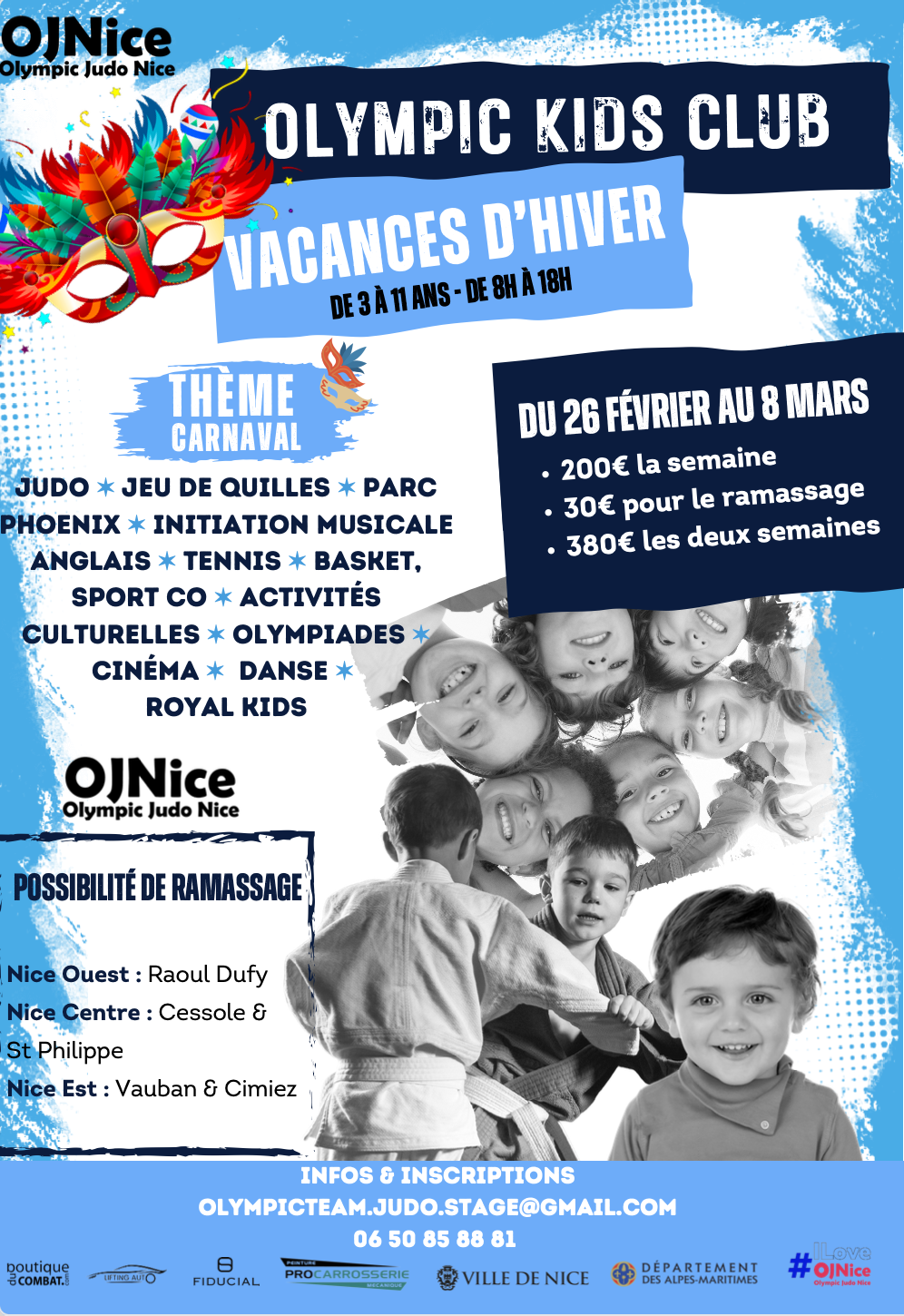 Découvrez les Stages de Février à l’Olympic Kids Club