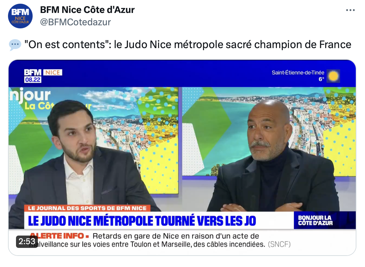 Le Président du Judo Nice Métropole revient sur cette belle victoire au Final Four de la ProLeague