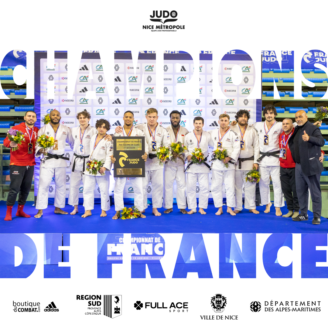Judo Nice Métropole Champion de France !