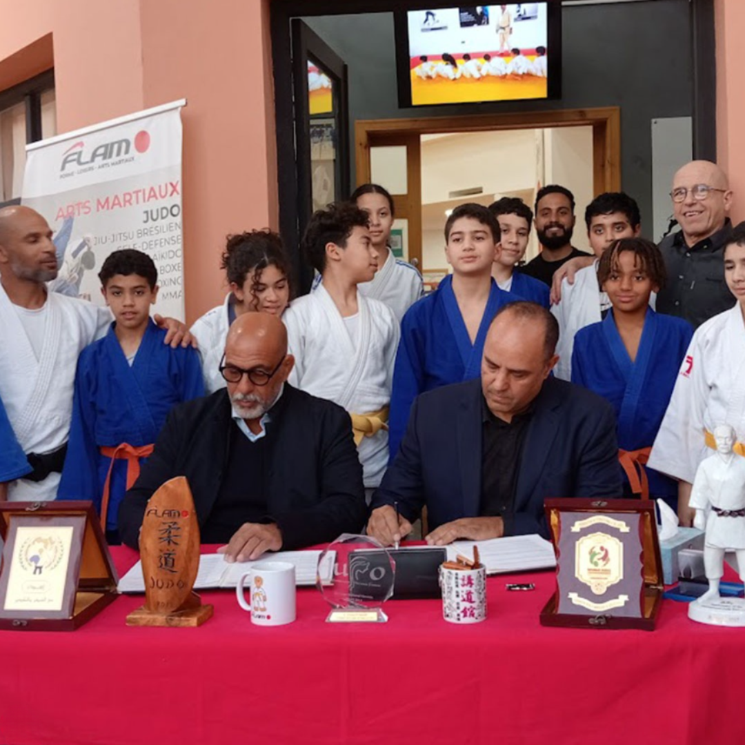 Partenariat avec le Judo Flam Maroc